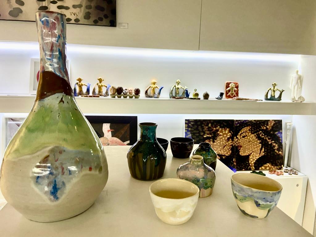LILIANA BASARAB set de pahare Cups of love handmade din ceramică pastel