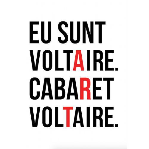 Mihai Zgondoiu Print "Cabaret Voltaire" RO - Neogalateca