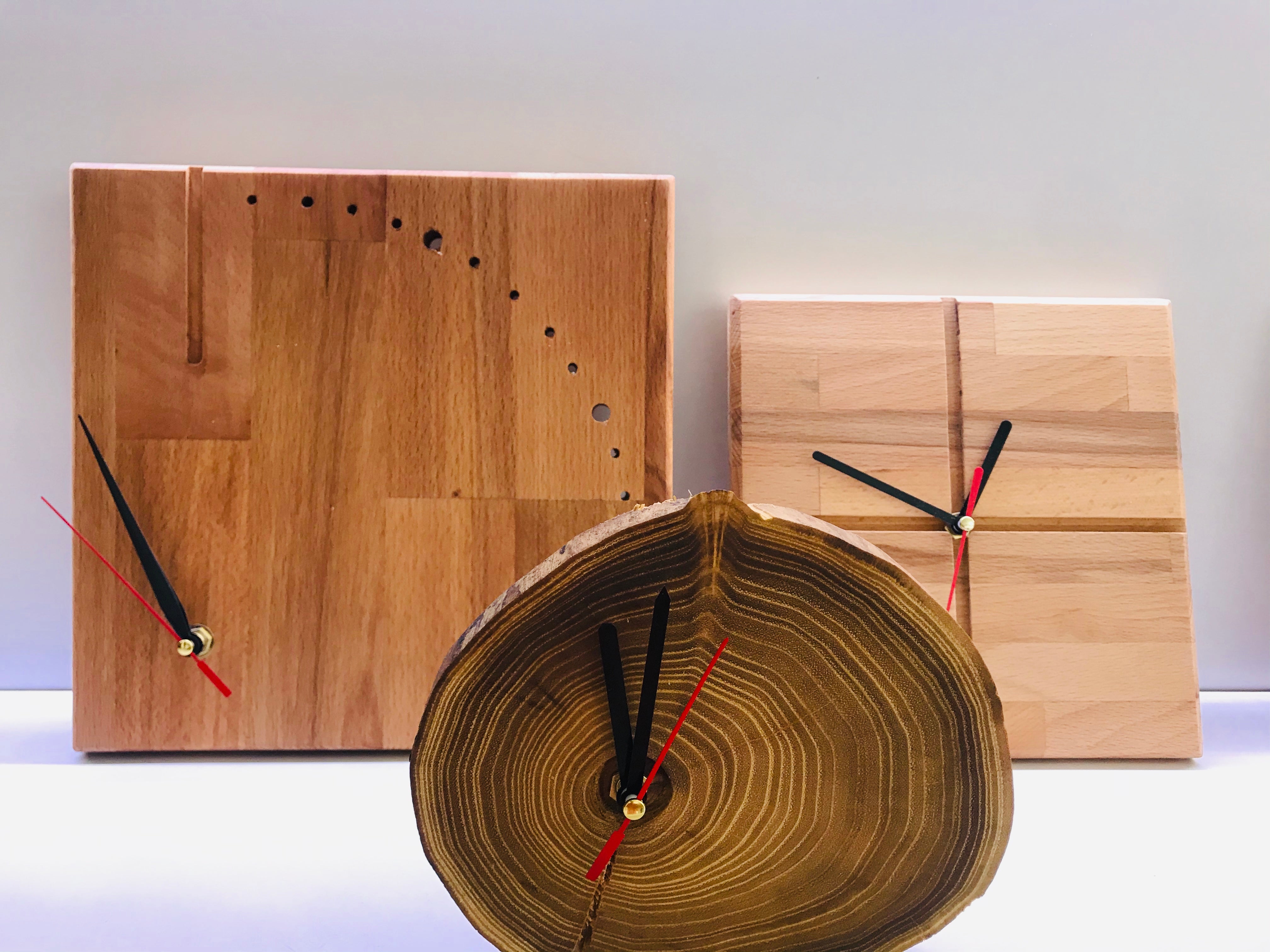 Wood Premium Gifts ceas de perete Big Square