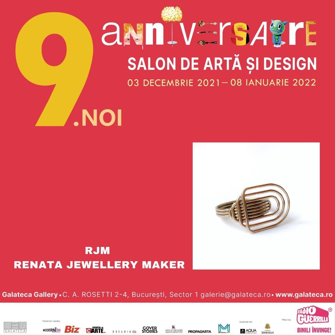 RJM Renata Jewellery Maker inel din aur roz